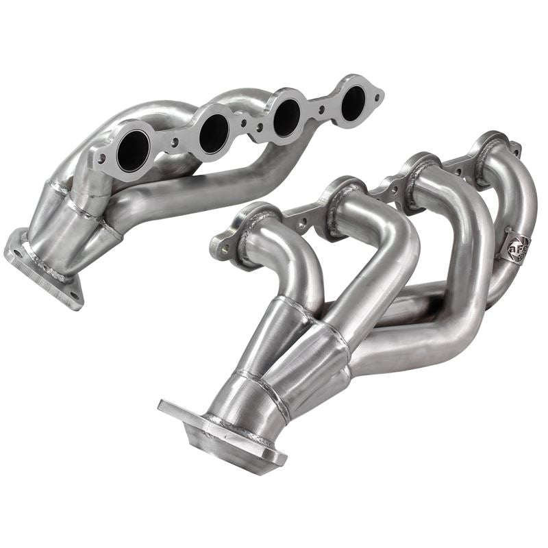 aFe Twisted Steel 409 Stainless Steel Shorty Header (48-44001)