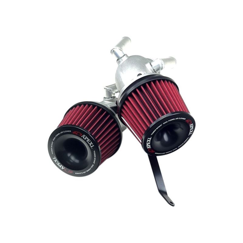 APEXiÂ® Power Metal Polished Short Ram Air Intake System with Red Filter (507-Z001)