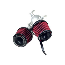 Load image into Gallery viewer, APEXiÂ® Power Metal Polished Short Ram Air Intake System with Red Filter (507-Z001)