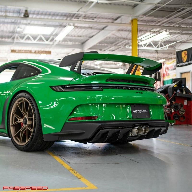 Fabspeed Porsche 992 GT3 Deluxe Dual Style Tips (22+) (FS.POR.992GT3.DTP)