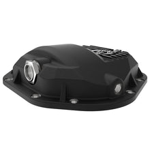 Load image into Gallery viewer, aFe Pro Series Dana 60 Front Differential Cover Black w/ Machined Fins (46-71100B)