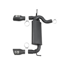 Load image into Gallery viewer, aFe Rebel Series 2-1/2 IN 409 Stainless Steel Axle-Back Exhaust System w/ Black Tips (49-48061-B)