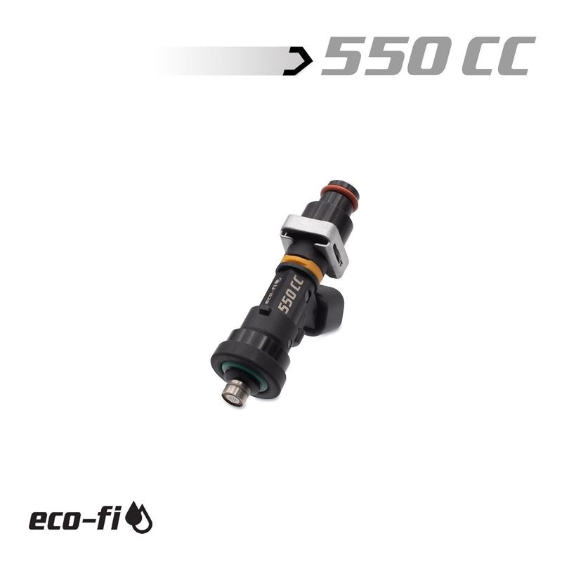 Blox Racing Eco-Fi Street Injectors 550cc/min w/1/2in Adapter Honda B/D/H Series (Single Injector) (BXEF-06514.11-550-SP)