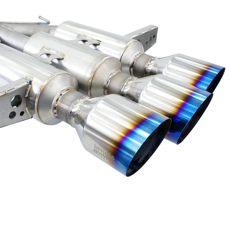 Invidia Gemini 80mm Full Titanium Exhaust for 2017+ Honda Civic Type R (FK8) (HS17CTRFTG3ST)
