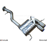 GTHAUS GT Racing Exhaust Titanium for 2008-2013 BMW 128i(BM0112201)