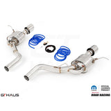 GTHAUS American GTC VC - Roar Super Racing series Exhaust; 2x130mm (Round Split); Stainless Steel (JE0141834)