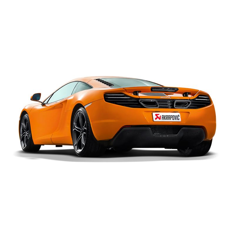 Akrapovic 12-14 McLaren 12C/12C Spyder Slip-On Line (Titanium) w/ Carbon Tips (S-MC/TI/1)