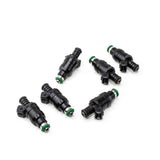 Deatschwerks Universal Low Impedance 14mm upper set of 6 injector 800cc/min (42M-14-0800-6)