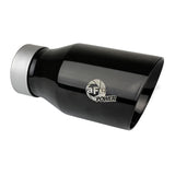 aFe MACH Force-Xp 304 Stainless Steel Clamp-on Exhaust Tip Black (49T30454-B093)