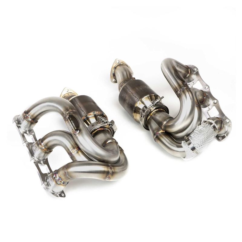 Fabspeed 981 RENNKRAFT Modular Headers w/ HJS Catalytic Converters 15-20(FS.POR.981GT4.MH.SCCB)