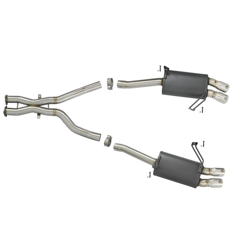 aFe MACH Force-Xp 2-1/2 in 304 Stainless Steel Cat-Back Exhaust w/Polished Tips (49-36339-P)