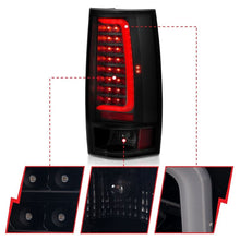 Load image into Gallery viewer, ANZO USA Tail Light Assembly, LED, Smoke Lens, Black Housing, w/Plank Style Design, Pair, (311322)