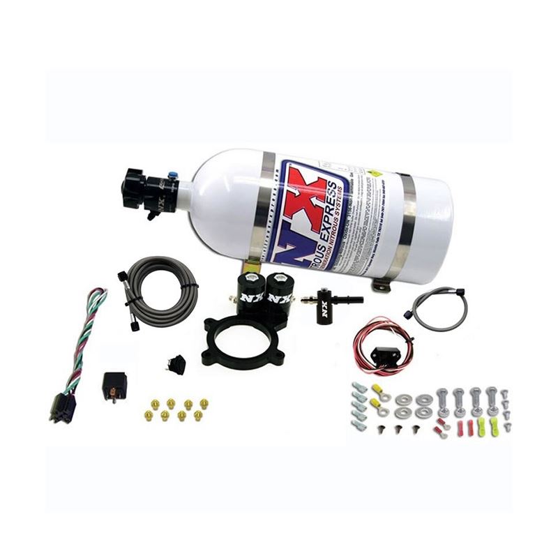 Nitrous Express 2014+ GM 5.3L Truck Nitrous Plate Kit (50-250HP) w/10lb Bottle (20936-10)