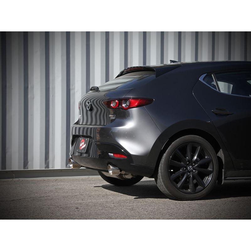 Takeda Axle-Back Exhaust System for 2019-2022 Mazda 3(49-37023-P)