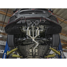 Load image into Gallery viewer, Takeda 3 IN 304 Stainless Steel Cat-Back Exhaust System w/ Carbon Fiber Tips (49-36616-C)