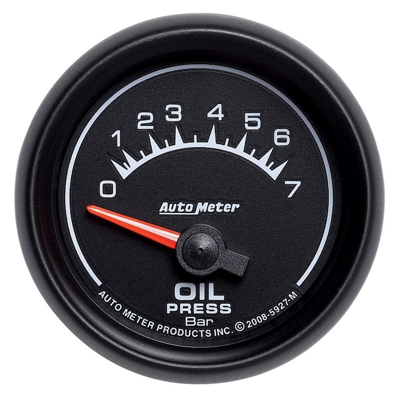 AutoMeter ES 52.4mm 0-7 Bar Oil Pressure SSE Gauge (5927-M)