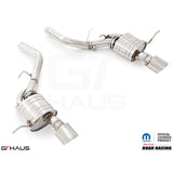 GTHaus GTS Roar Super Racing series, Stainless Steel, with 2x130mm Round Split Tips for 2011-2020 Dodge Durango(DD0311534)