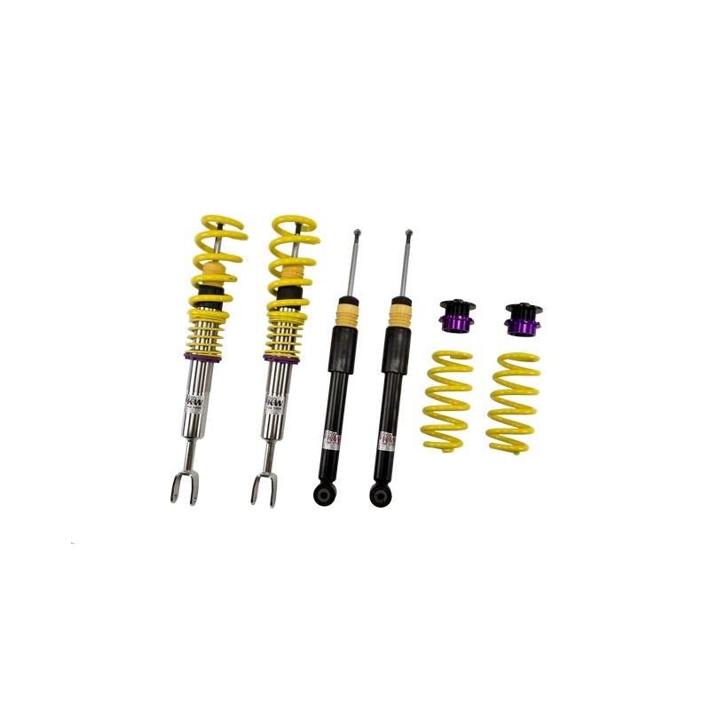 KW Suspension Coilover Kit V1 for Audi A4 (8D/B5) Sedan/Avant FWD all engines VIN# up to 8D X199999 (10210037)