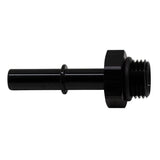 DeatschWerks 6AN ORB Male to 5/16in Male EFI Quick Connect Adapter - Anodized Matte Black(6-02-0114-B)