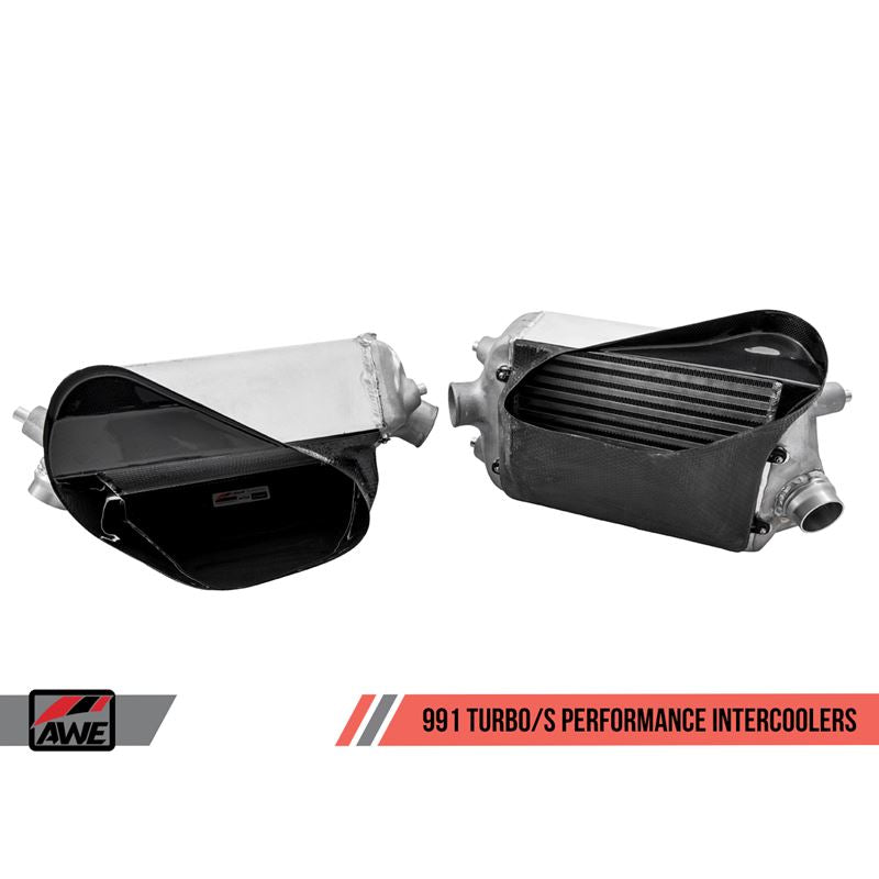 AWE Performance Intercooler Kit for Porsche 991 Turbo / S (4510-11050)