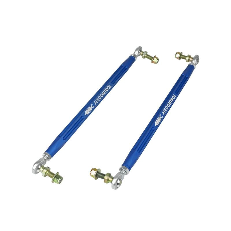 aFe CONTROL Front Adjustable End Link Set Blue for 2020-2021 Toyota GR Supra(442-721001FL)