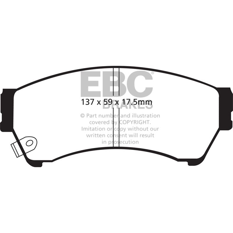 EBC Greenstuff 2000 Series Sport Brake Pads (DP21765)