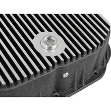 Load image into Gallery viewer, aFe Power Transmission Pan Black w/ Machined Fins (46-70062)