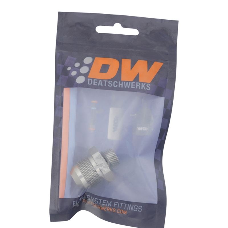 DeatschWerks 6AN ORB Male to 10AN Male Flare Adapter - Anodized DW Titanium (6-02-0409)