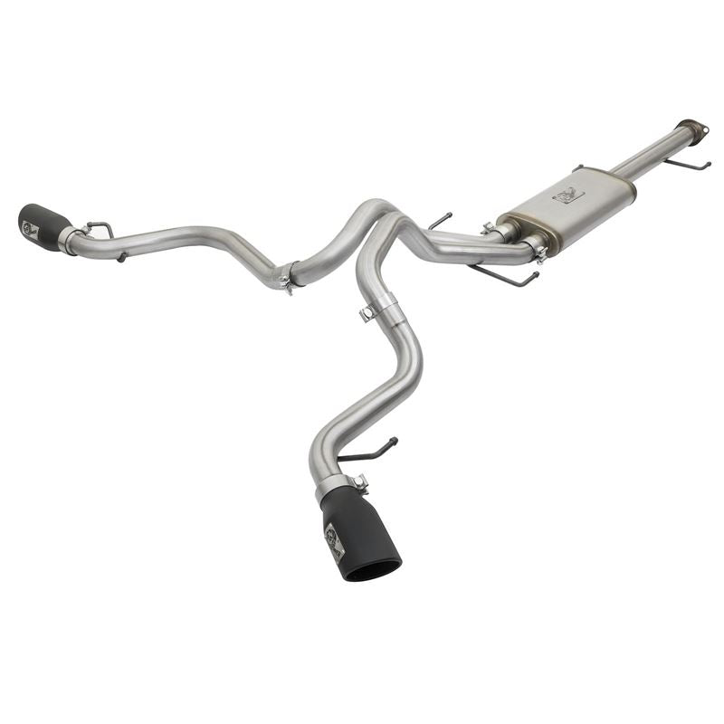 aFe MACH Force-Xp 3 IN to 2-1/2 IN 409 Stainless Steel Cat-Back Exhaust w/ Black Tip (49-46029-B)