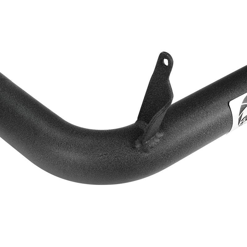 aFe BladeRunner 2-1/2 IN Aluminum Hot Charge Pipe Black (46-20188-B)