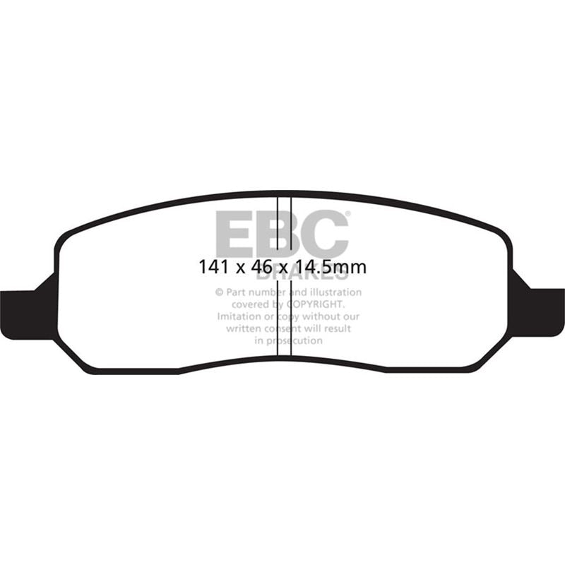 EBC Yellowstuff Street And Track Brake Pads (DP41770R)