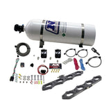 Nitrous Express Ford Coyote 5.0L V8 Nitrous Wet Port Plate Kit w/15lb Bottle (20956-15)