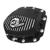 aFe Pro Series Rear Differential Cover Black w/ Machined Fins (Super 8.8 axle) (46-71180B)