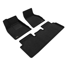 Load image into Gallery viewer, 3D Maxpider 20-21 Tesla Model S Elegant Floor Mat- Black (L1TL02004709)