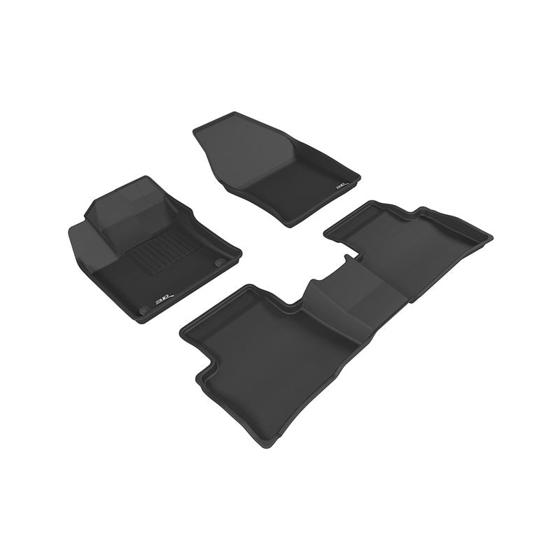 3D Maxpider KAGU Floor Mat, BLACK, 1ST ROW/2ND ROW (L1TY20901509)