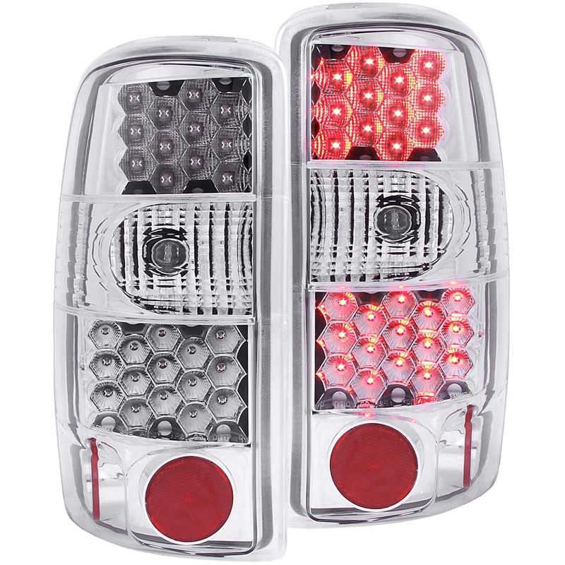 ANZO USA 2000-2006 Chevrolet Suburban LED Taillights Chrome (311002)