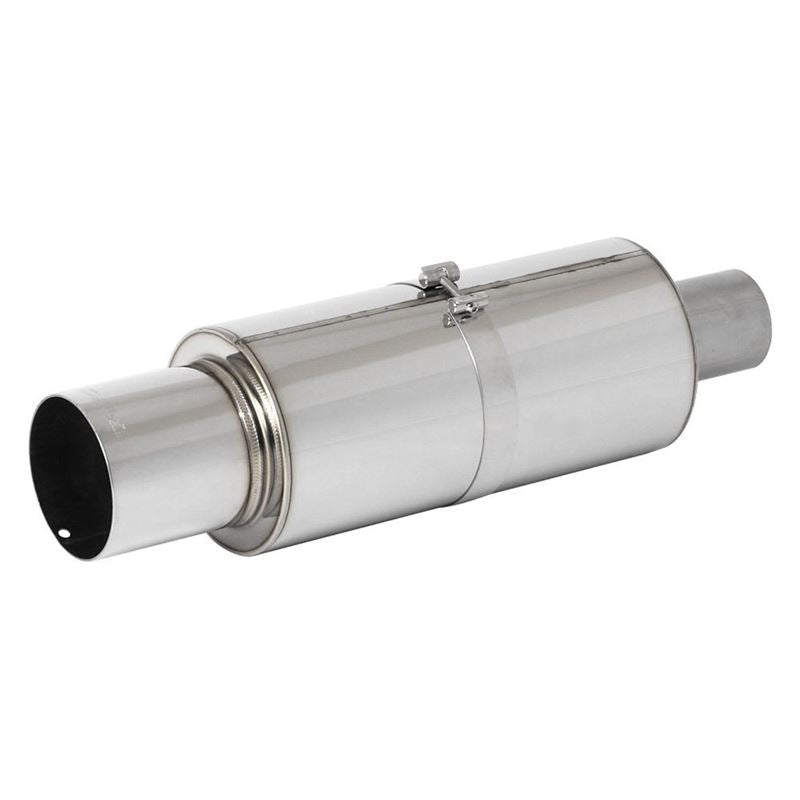 APEXi® N1 Evolution-R 304 SS Round Silver Exhaust Muffler (156-A103)