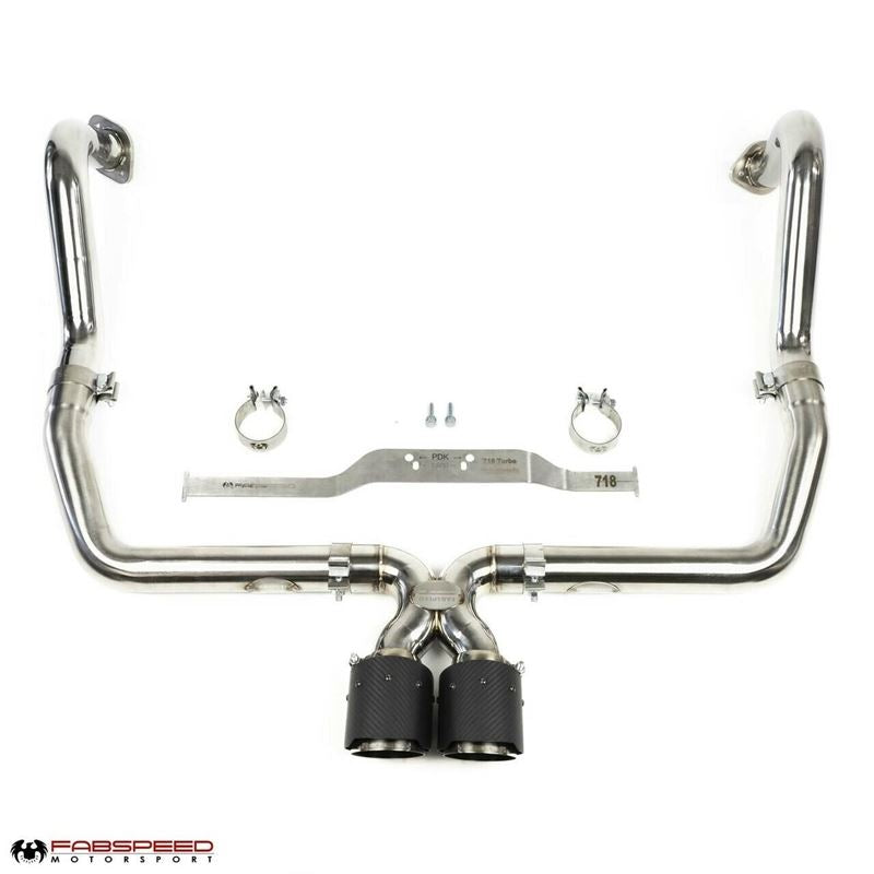 Fabspeed 718 Boxster/Cayman Maxflo Cat-Back Exhaust System(17+)(FS.POR.718.SSP)