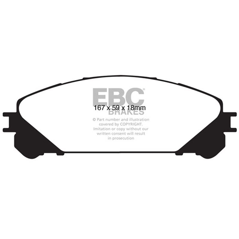 EBC Greenstuff 2000 Series Sport Brake Pads (DP21837)