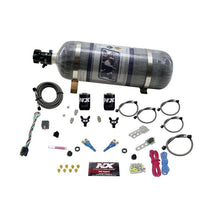 Load image into Gallery viewer, Nitrous Express Ford EFI Dual Nozzle Nitrous Kit (100-300HP) w/Composite Bottle (20115-12)