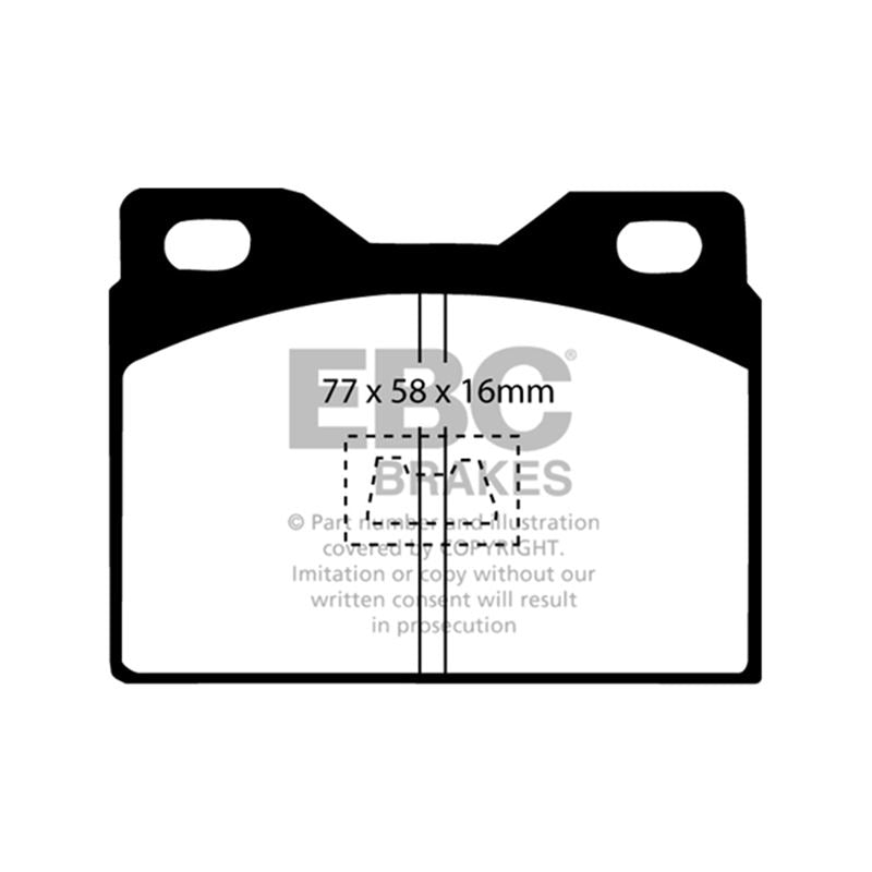 EBC Greenstuff 2000 Series Sport Brake Pads (DP2220)