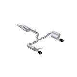 MBRP Exhaust 3in. Cat Back 2.5in Dual Split Through Rear Bumper T304 CF (S46183CF)