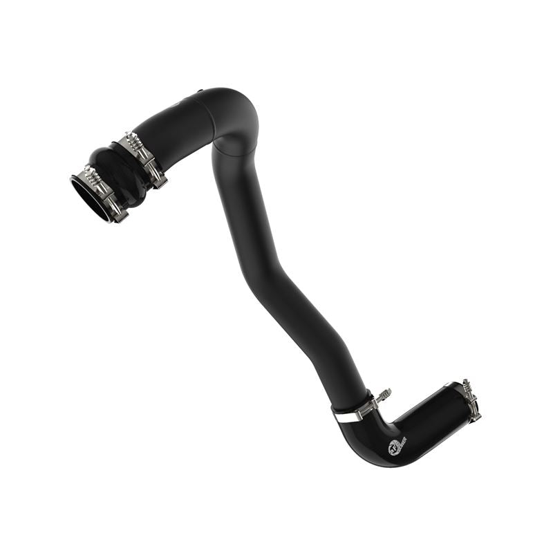 aFe BladeRunner 3 IN Aluminum Hot Charge Pipe Black for 2008-2010 Ford F-250 Super Duty(46-20079-B)