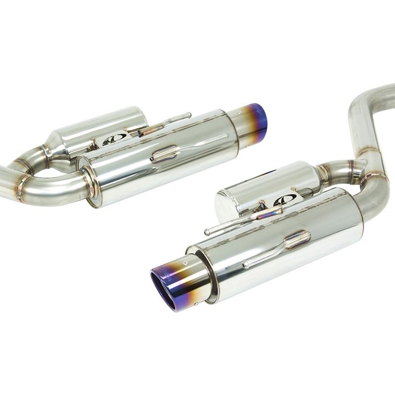 APEXi® N1-X Evolution Extreme 304 SS Straight Cat-Back Exhaust System with Quad Rear Ex (164KT203P)