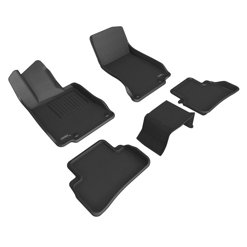 3D Maxpider 22 Mercedes-Benz C-Class 5 Seat Gas Model w/ Short Axis Kagu Black R1 R2 (L1MB15801509)