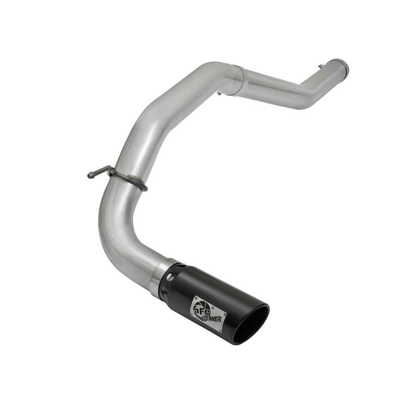 aFe ATLAS 4 IN Aluminized Steel DPF-Back Exhaust System w/Black Tip (49-06113-B)