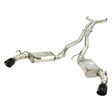 aFe MACH Force-Xp 3 IN 409 Stainless Steel Cat-Back Exhaust System w/Black Tip (49-44039-B)