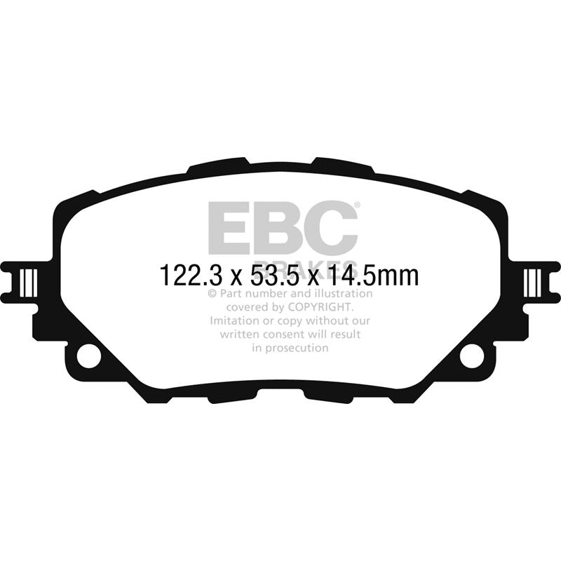 EBC Greenstuff 2000 Series Sport Brake Pads (DP22263)