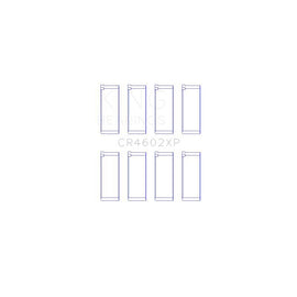 King Engine Bearings Connecting Rod Bearing Set for 1989-1991 Peugeot 405 (CR4602XP)