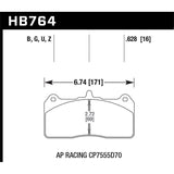 Hawk Performance Street Brake Pads (HB764N.628)